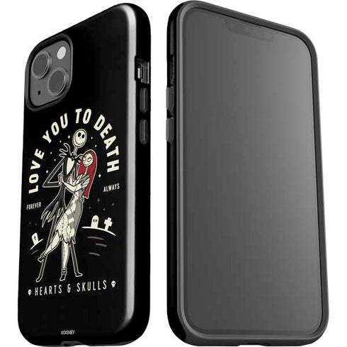 Disney The Nightmare Before Christmas Love You To Death iPhone 15 Impact Case